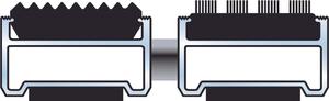 Top Clean Classic 17 Grooved Rubber And Cassette Brush