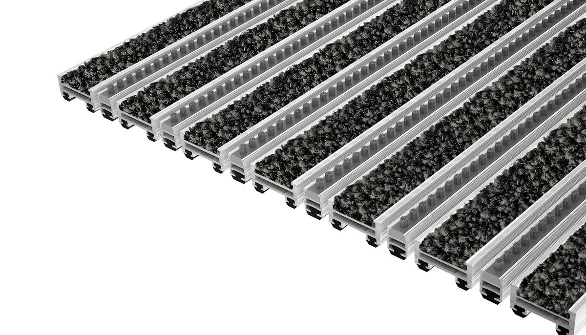 Entrance Mat Top Clean Stabil 17 Pulse Insert And Brush Strip
