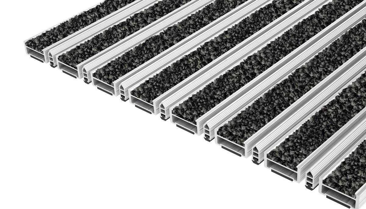 Entrance Mat Top Clean Robust 17 Pulse Insert And Scraper Bar