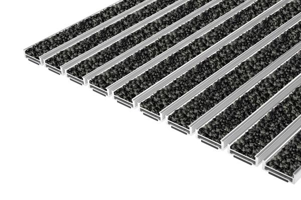 Top Clean ROBUST PULSE: The Top Clean ROBUST PULSE entrance mat with the PULSE insert made of 100% polyamide is suitable for heavy-duty use indoors.